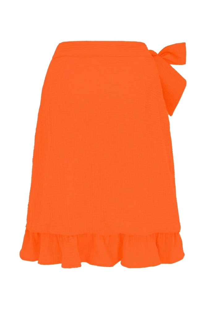 ROSALIA muślinowa - 60 cm - Persimmon Orange tył.jpg
