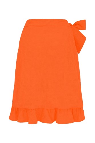 ROSALIA muślinowa - 60 cm - Persimmon Orange tył.jpg