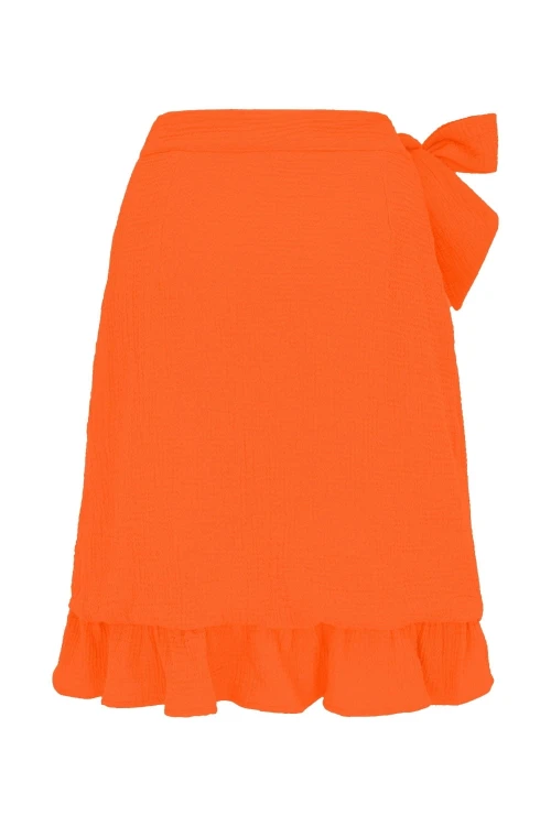 ROSALIA muślinowa - 60 cm - Persimmon Orange tył.jpg