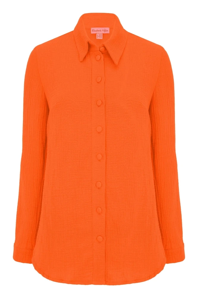 HALLIE muślinowa Persimmon Orange przód.jpg