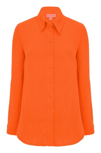 HALLIE muślinowa Persimmon Orange przód.jpg