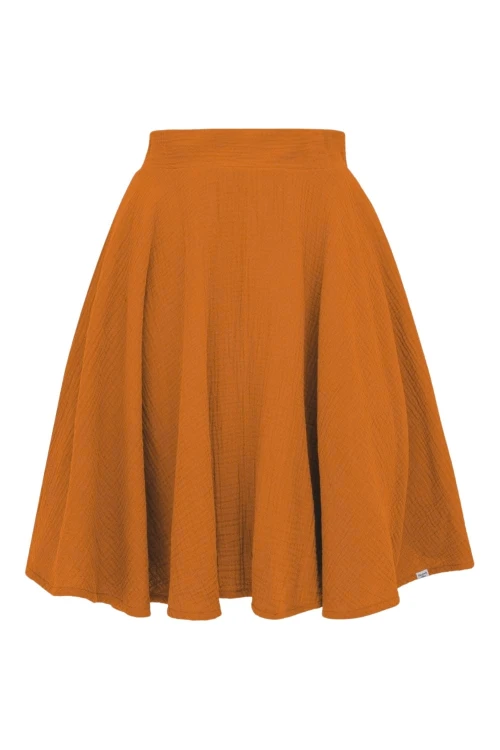 AURELIA muślinowa - 50 cm Peach Caramel przód.jpg