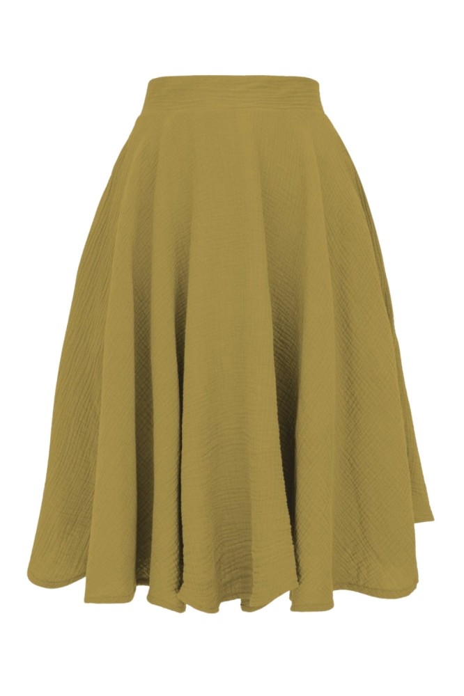 AURELIA muślinowa - 60 cm Amber Green przód.jpg