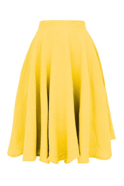 AURELIA muślinowa - 60 cm Empire Yellow przód.jpg