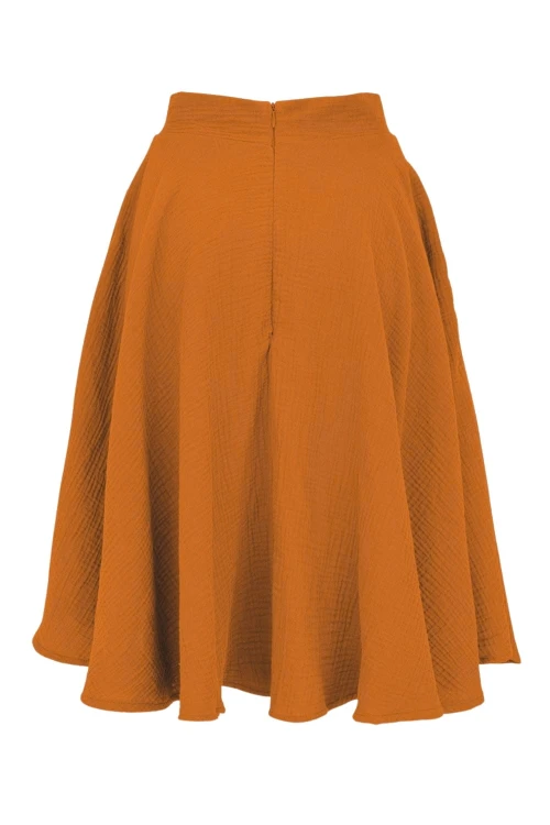 AURELIA muślinowa - 60 cm Peach Caramel tył.jpg