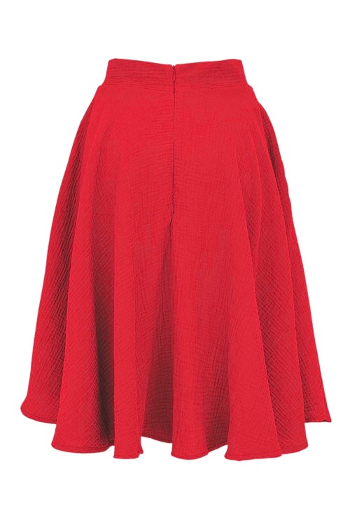 AURELIA muślinowa - 60 cm Tomato tył.jpg