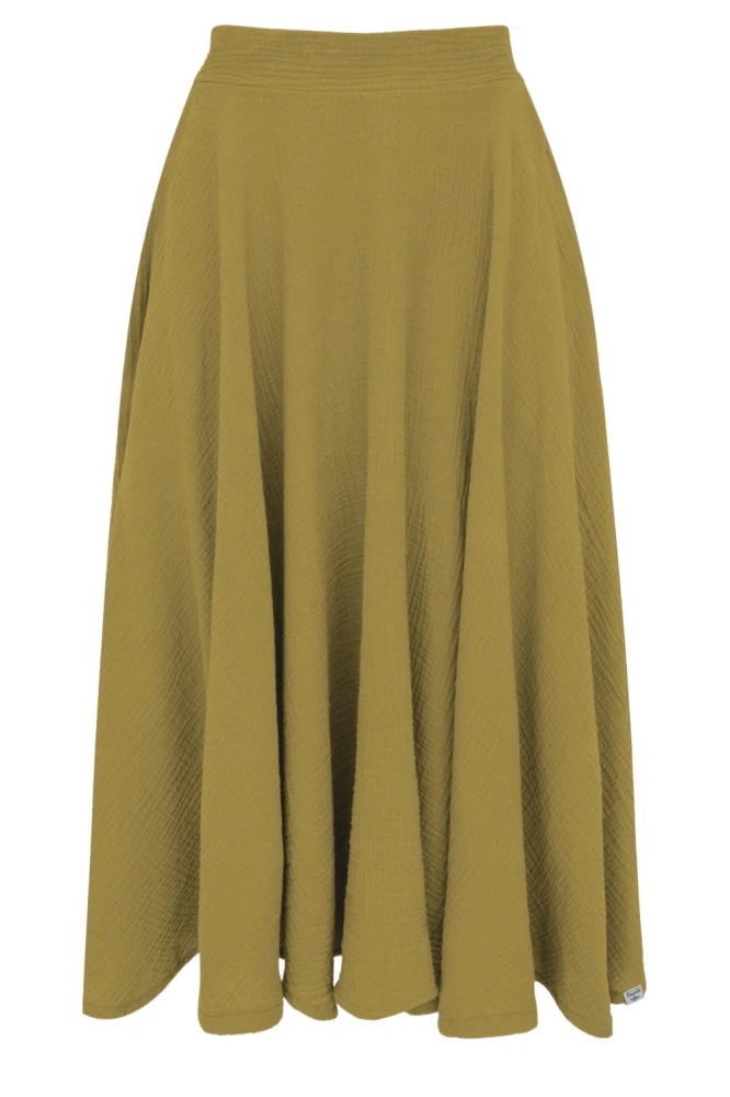 AURELIA muślinowa - 75 cm Amber Green przód.jpg