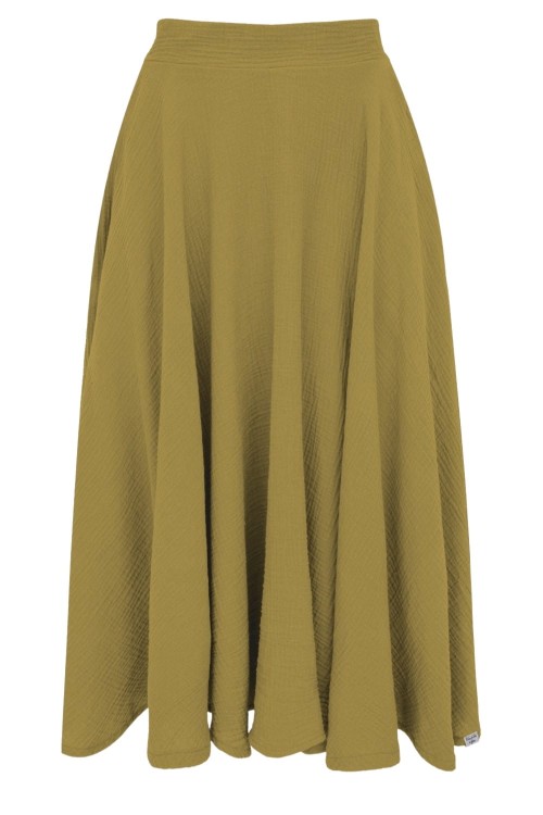 AURELIA muślinowa - 75 cm Amber Green przód.jpg