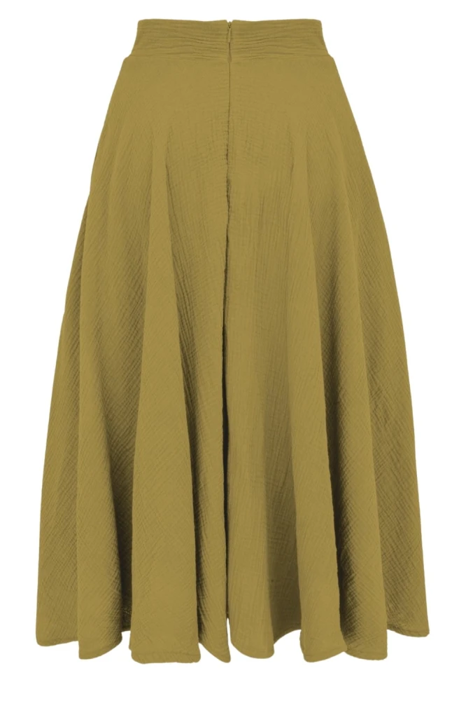 AURELIA muślinowa - 75 cm Amber Green tył.jpg
