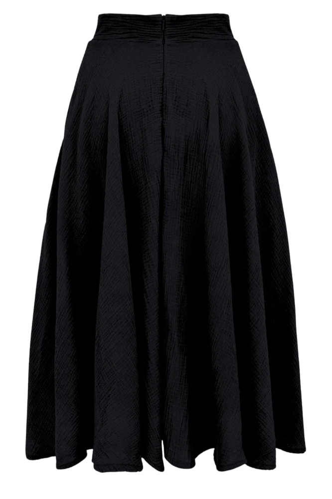 AURELIA muślinowa - 75 cm Black tył.jpg