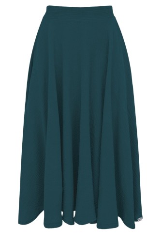 AURELIA muślinowa - 75 cm Deep Teal przód.jpg