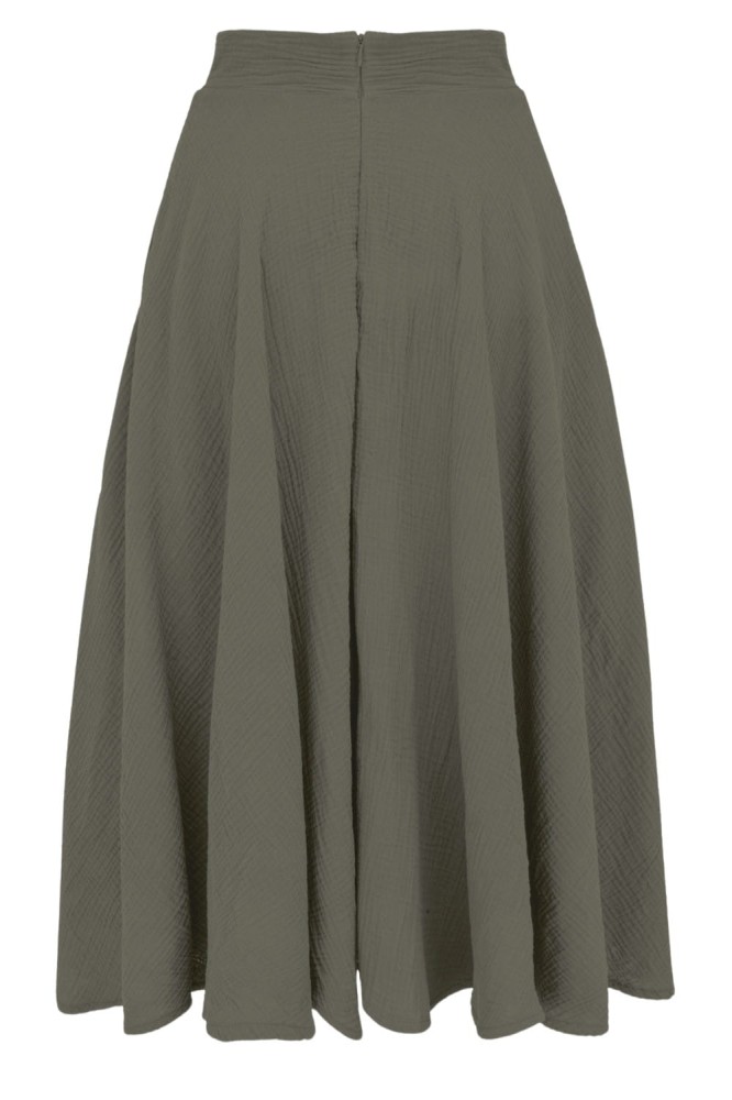 AURELIA muślinowa - 75 cm Dusty Olive tył.jpg