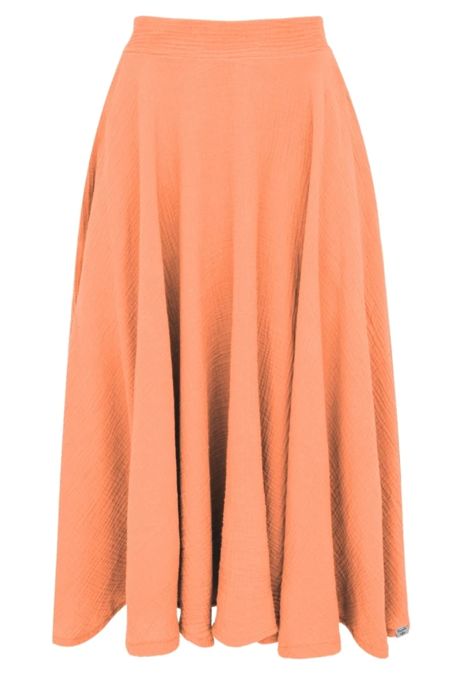 AURELIA muślinowa - 75 cm Dusty Orange przód.jpg