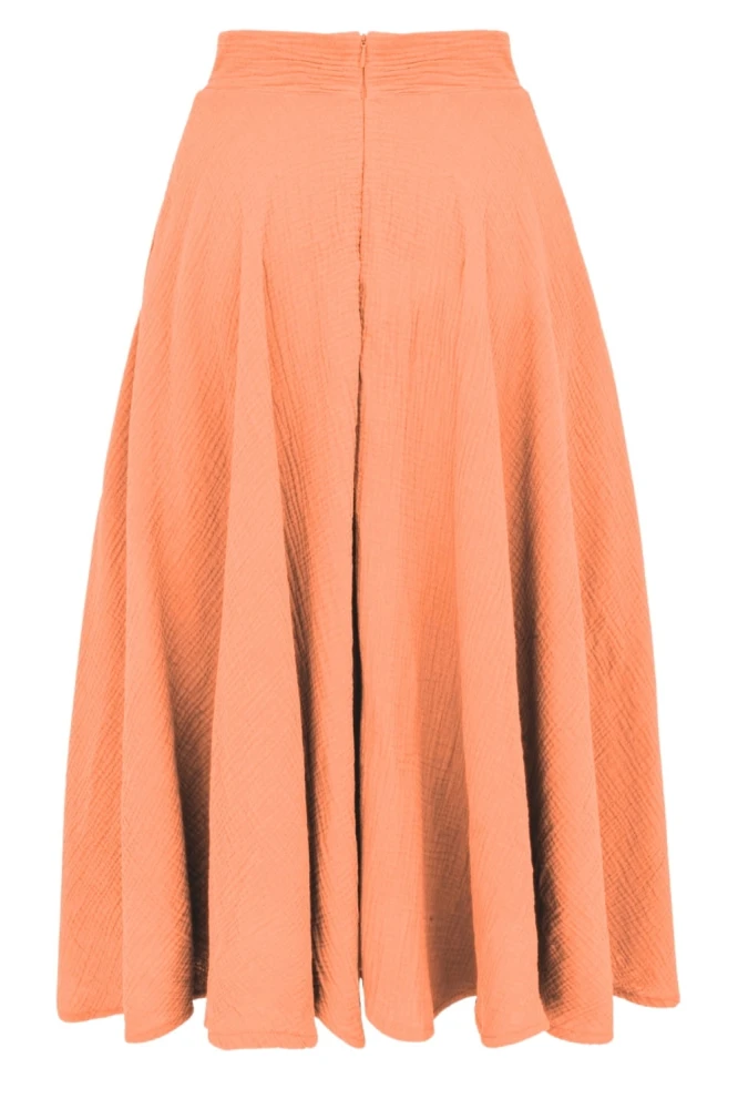 AURELIA muślinowa - 75 cm Dusty Orange tył.jpg