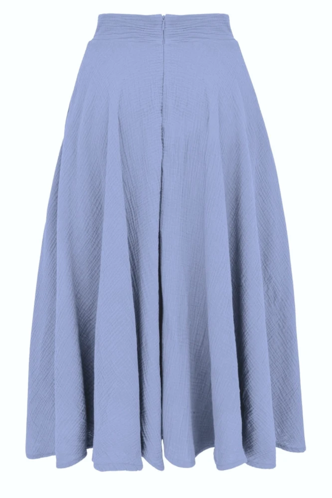 AURELIA muślinowa - 75 cm Faded Denim tył.jpg