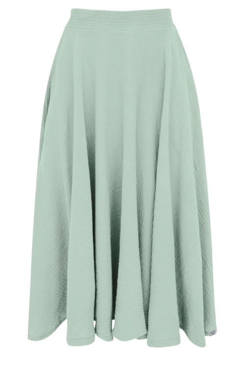 AURELIA muślinowa - 75 cm Frosty Green przód.jpg