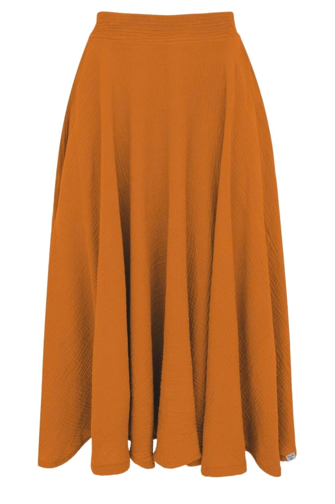 AURELIA muślinowa - 75 cm Peach Caramel przód.jpg