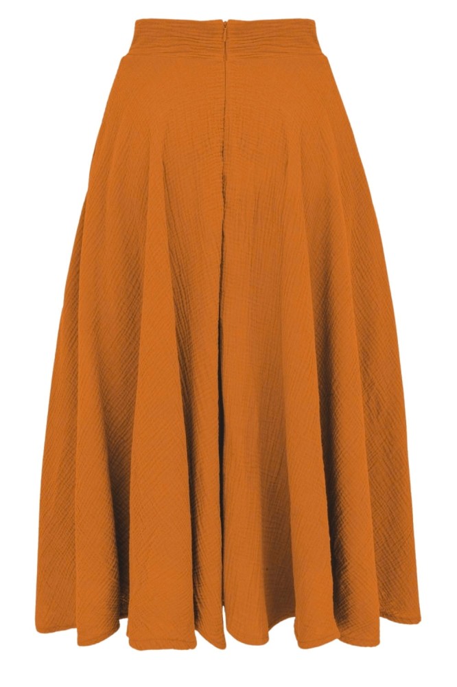 AURELIA muślinowa - 75 cm Peach Caramel tył.jpg