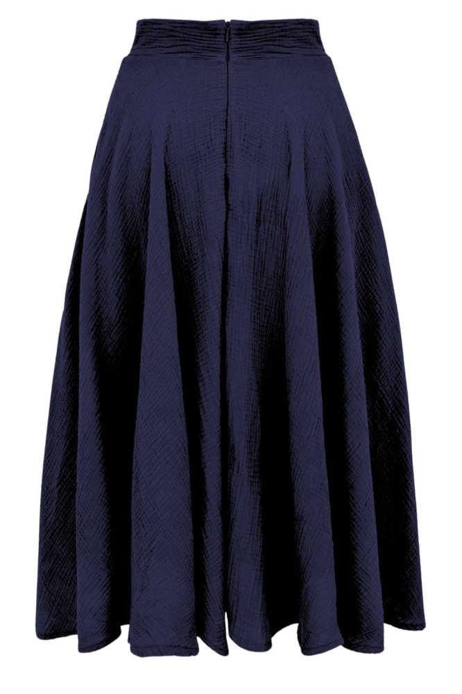 AURELIA muślinowa - 75 cm Peacoat tył.jpg