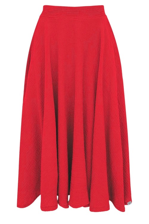 AURELIA muślinowa - 75 cm Tomato przód.jpg