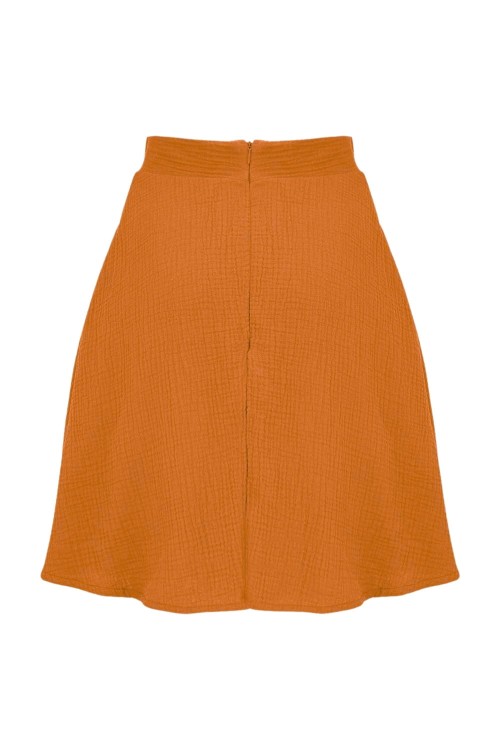 DARLA muślinowa 50 cm Peach Caramel tył.jpg