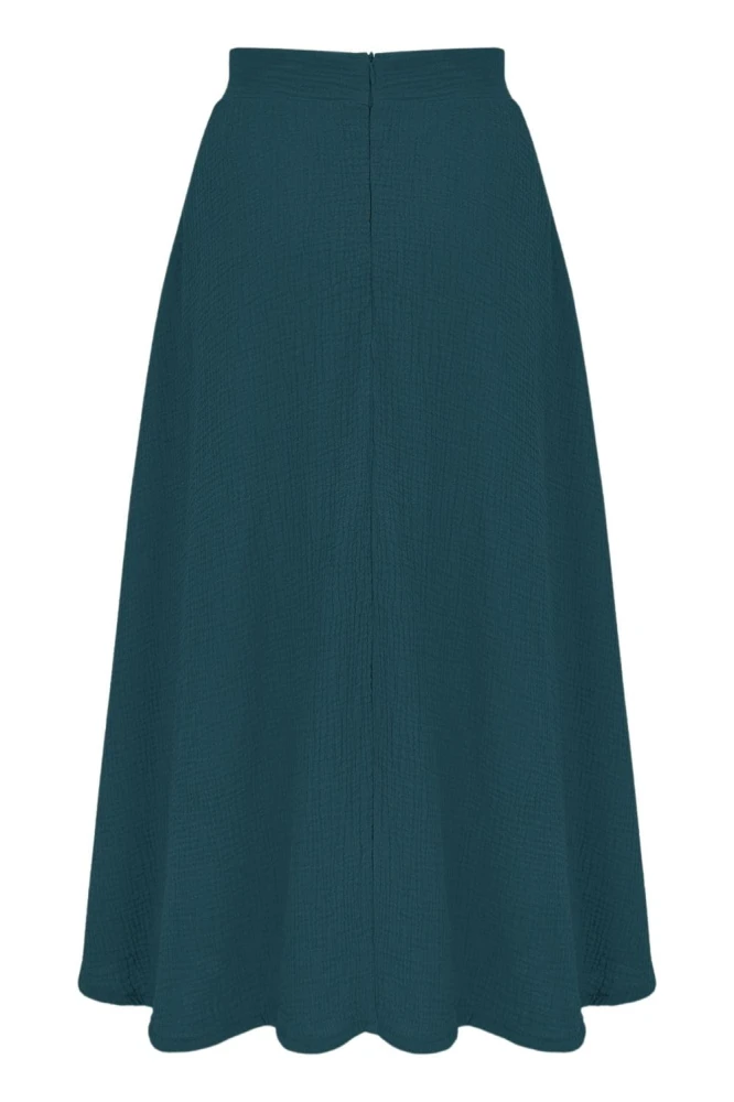 DARLA muślinowa - 75 cm Deep Teal tył.jpg