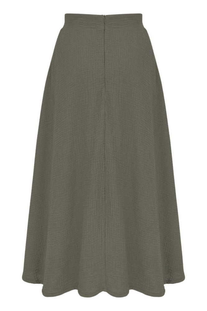 DARLA muślinowa - 75 cm Dusty Olive tył.jpg
