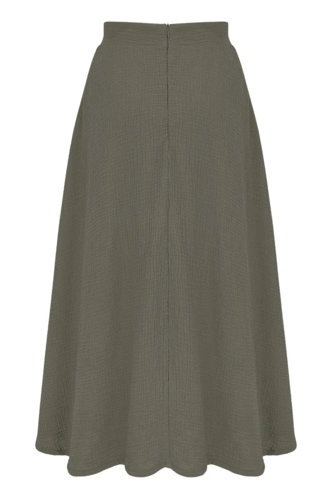 DARLA muślinowa - 75 cm Dusty Olive tył.jpg