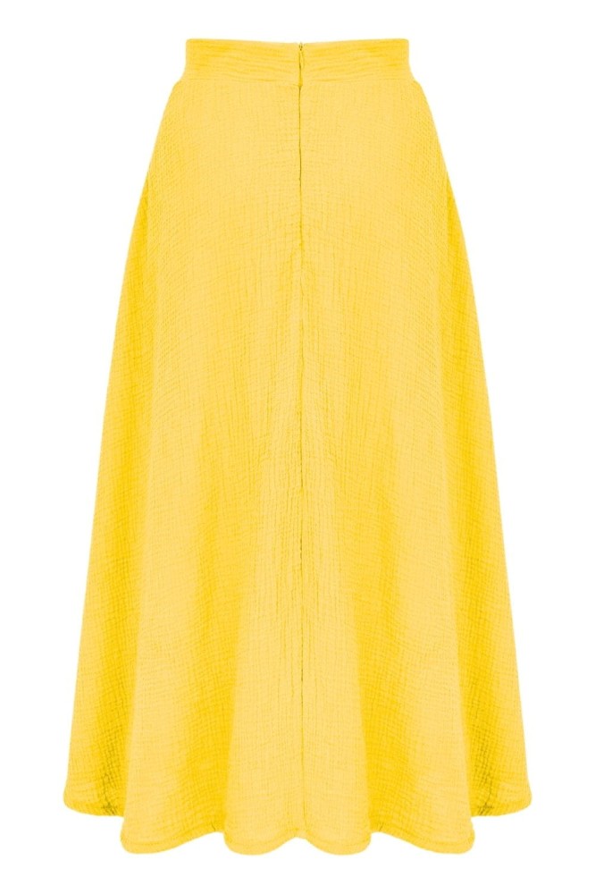 DARLA muślinowa - 75 cm Empire Yellow tył.jpg