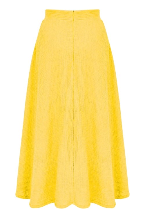 DARLA muślinowa - 75 cm Empire Yellow tył.jpg