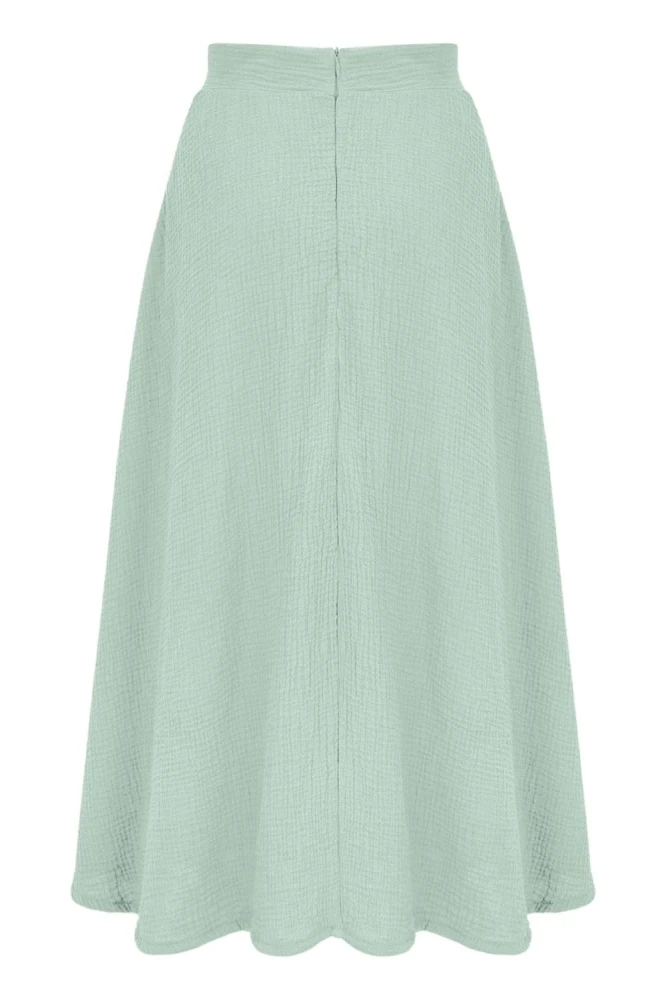 DARLA muślinowa - 75 cm Frosty Green tył.jpg