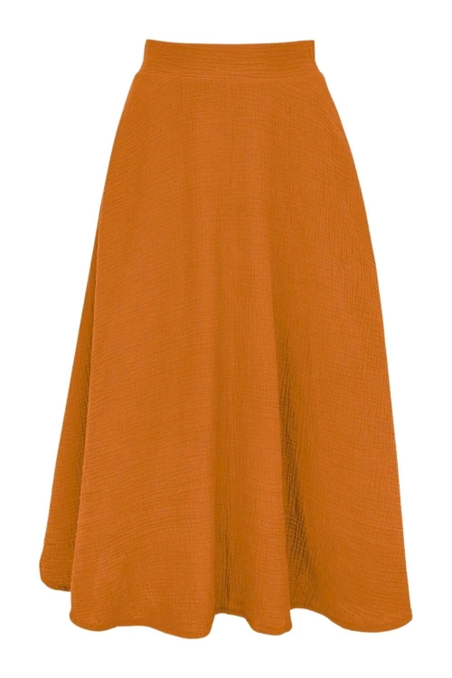 DARLA muślinowa - 75 cm Peach Caramel przód.jpg