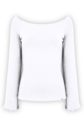 LAURA z długimi rękawami Brilliant White przód.jpg