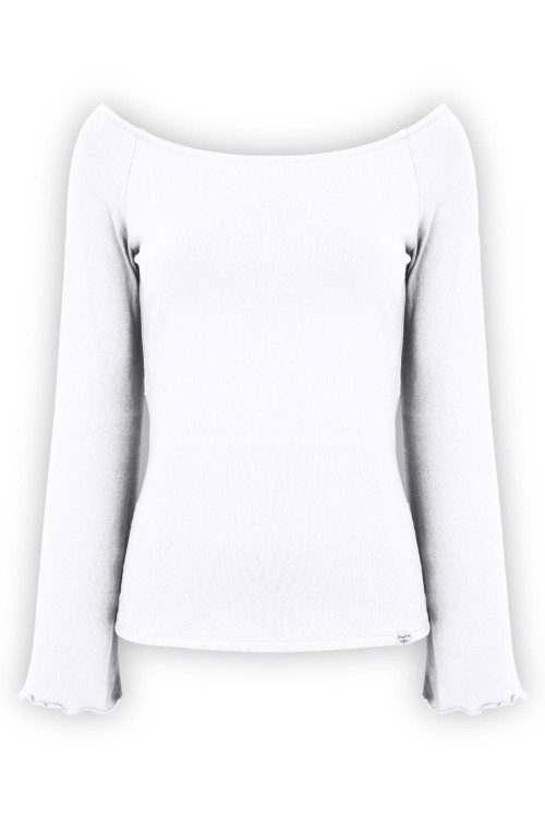 LAURA z długimi rękawami Brilliant White przód.jpg