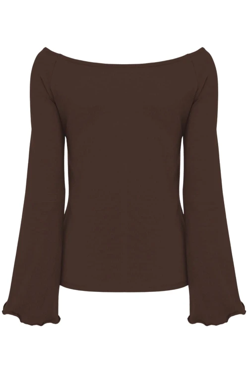 LAURA z długimi rękawami Chestnut tył.jpg