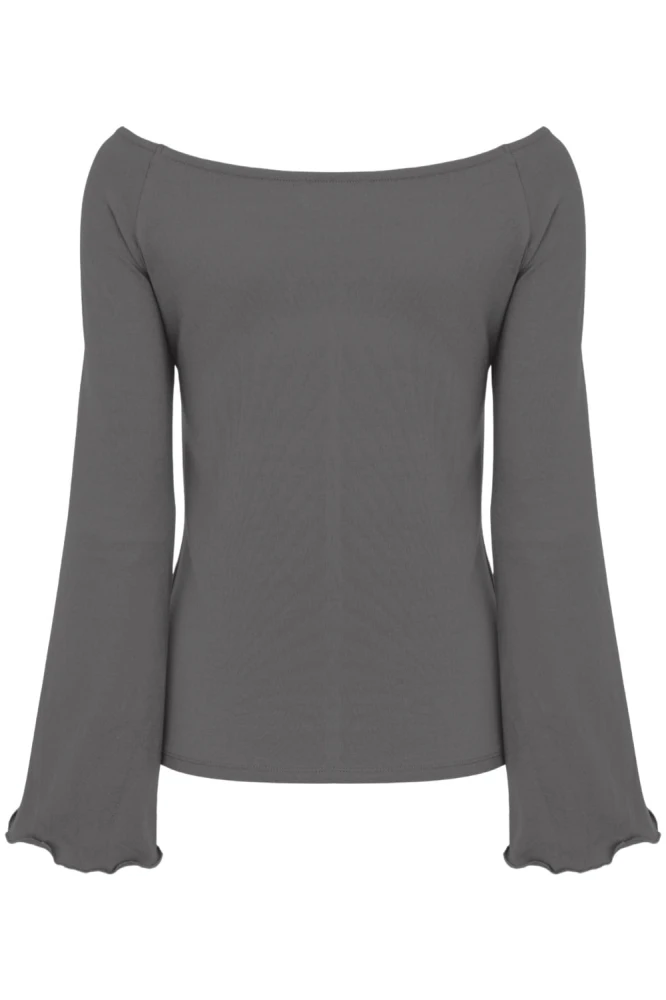 LAURA z długimi rękawami Charcoal Gray tył.jpg