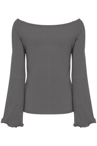 LAURA z długimi rękawami Charcoal Gray tył.jpg