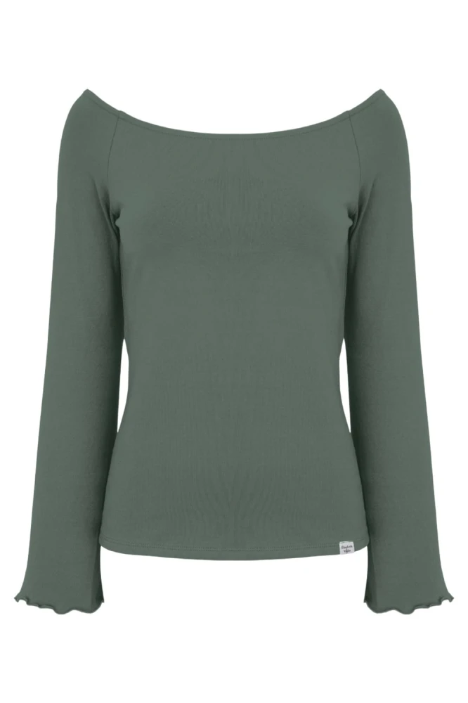 LAURA z długimi rękawami Balsam Green przód.jpg