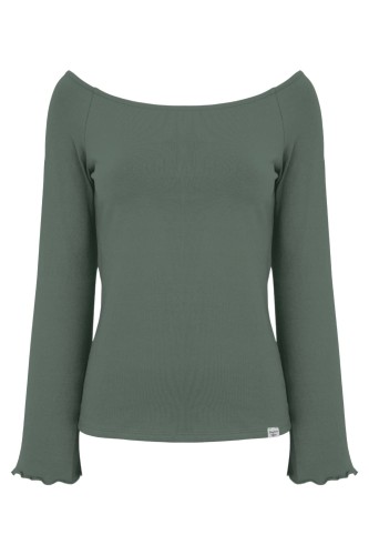 LAURA z długimi rękawami Balsam Green przód.jpg