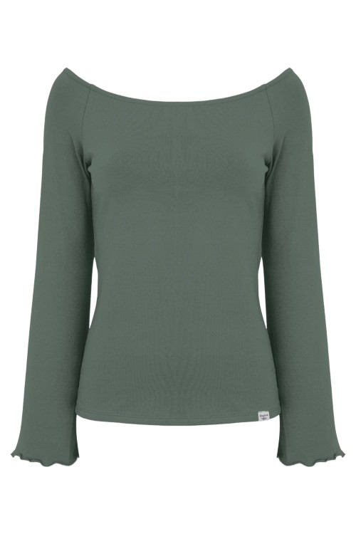 LAURA z długimi rękawami Balsam Green przód.jpg