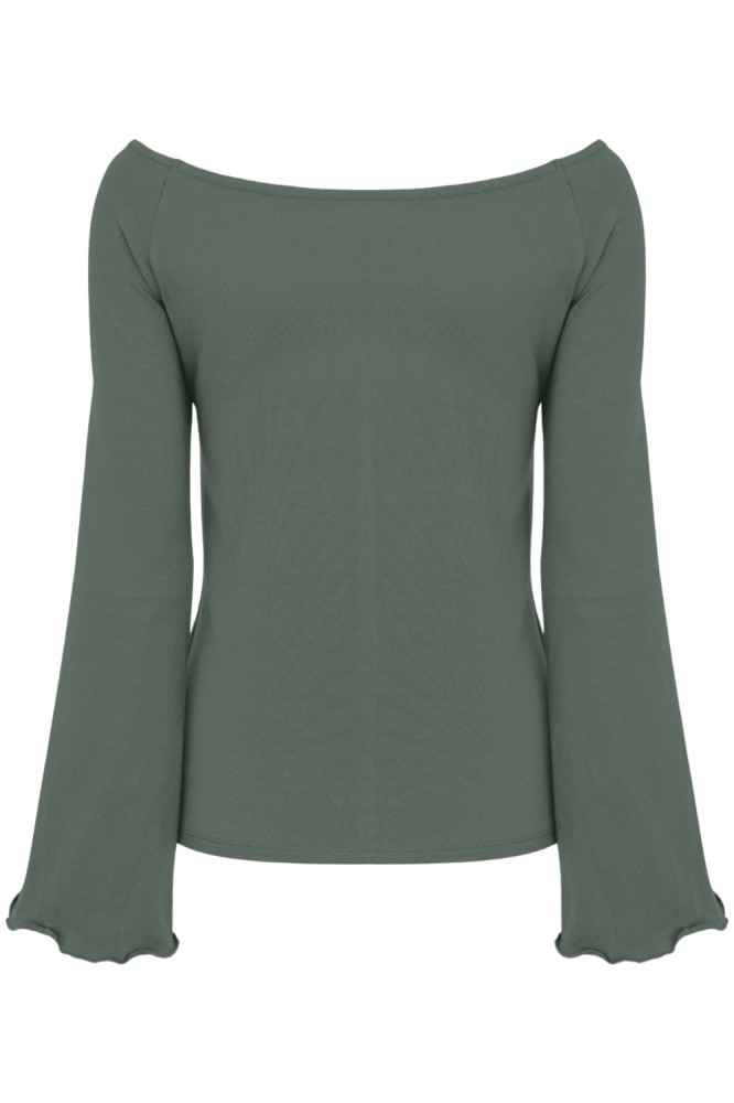 LAURA z długimi rękawami Balsam Green tył.jpg
