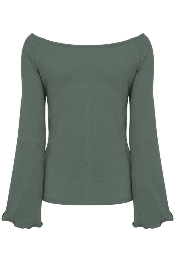 LAURA z długimi rękawami Balsam Green tył.jpg
