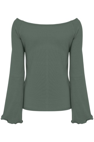 LAURA z długimi rękawami Balsam Green tył.jpg