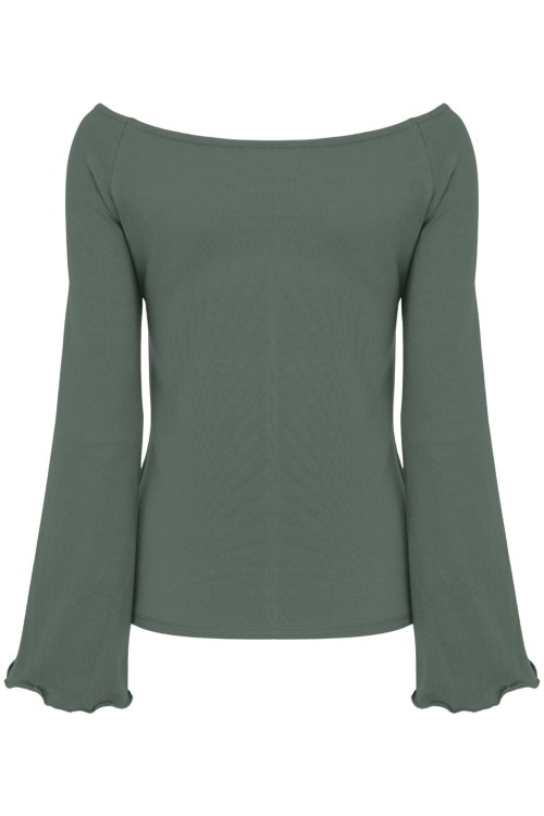 LAURA z długimi rękawami Balsam Green tył.jpg