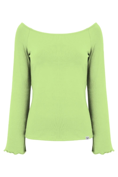 LAURA z długimi rękawami Sap Green przód.jpg