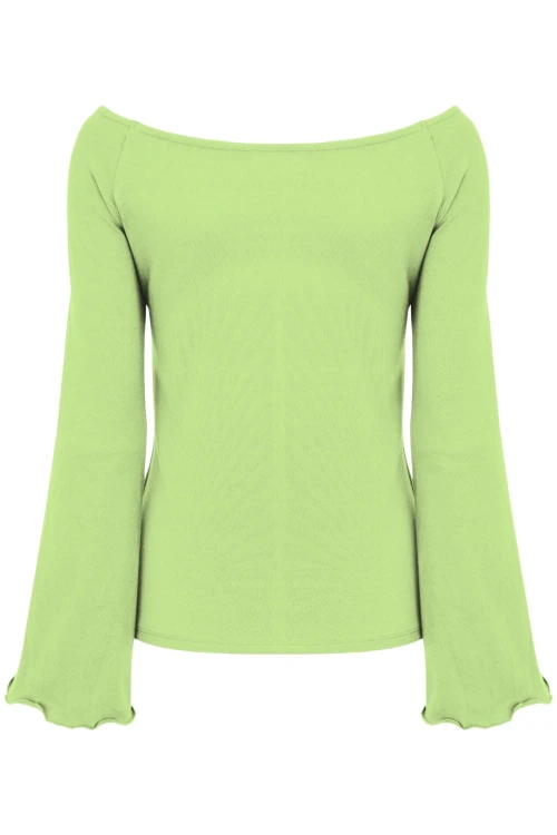 LAURA z długimi rękawami Sap Green tył.jpg