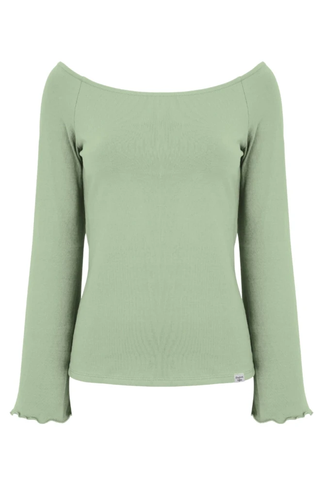 LAURA z długimi rękawami Iceberg Green przód.jpg