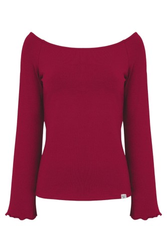 LAURA z długimi rękawami Jalapeño Red 2.0 przód.jpg