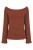 LAURA z długimi rękawami Burnt Henna przód.jpg