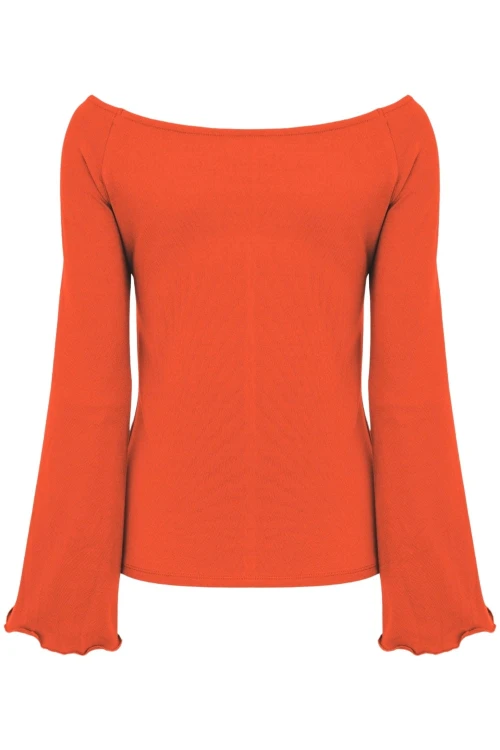 LAURA z długimi rękawami Flame Scarlet tył.jpg